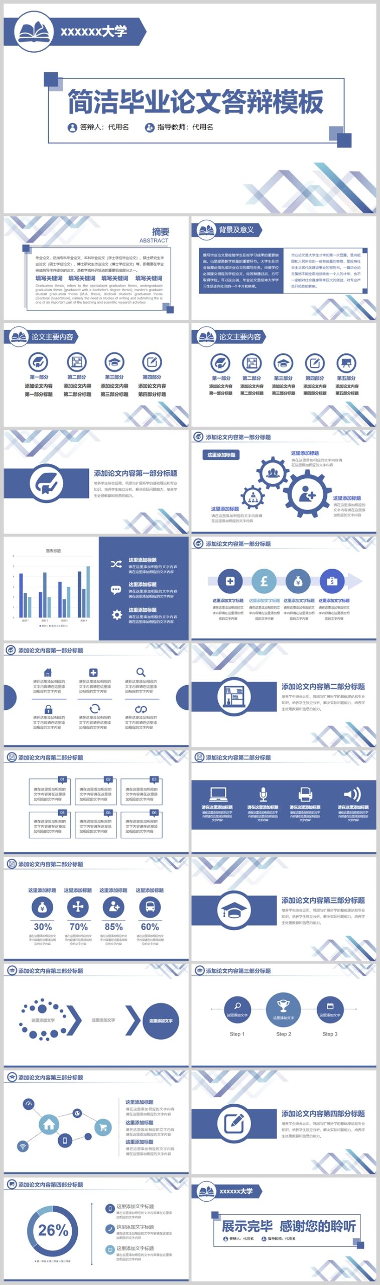 毕业答辩ppt模板（001）