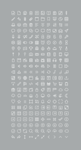 220个精选可编辑Icons