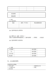 创业计划书模板-计划策划（002）