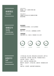 求职简历高端精选-求职简历（018）