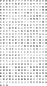精选矢量可编辑icon素材-免扣图标（016）